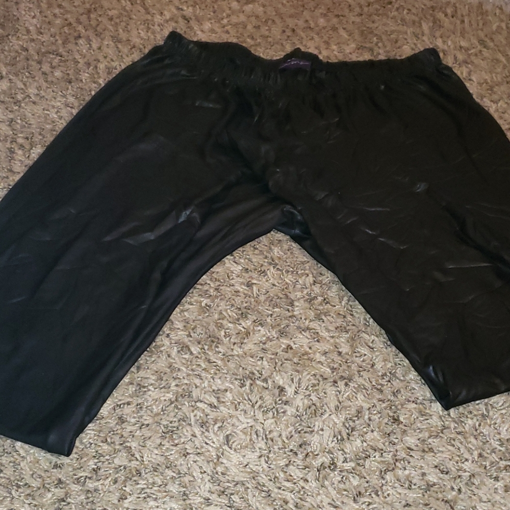 spandex pull.on pants plus size 1x tight fit
